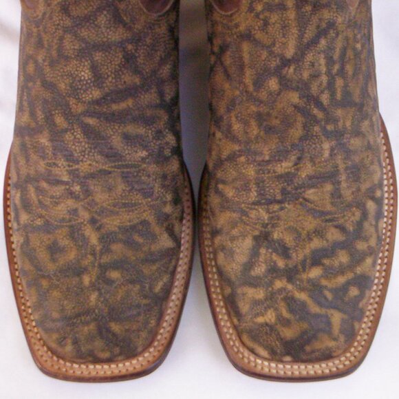 Custom Handmade Preowned Exotic Skin Boots, Size (8.5 D) - Picture 5 of 7
